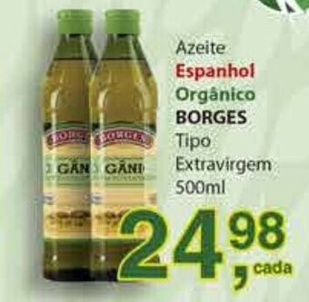 Supermercados Mundial Azeite Espanhol Organico Borges 500ml oferta