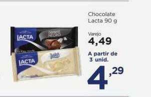 Apoio Mineiro Chocolate Lacta oferta
