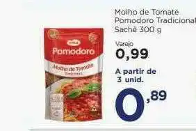 Apoio Mineiro Molho De Tomate Pomodoro Tradicional Sachê oferta