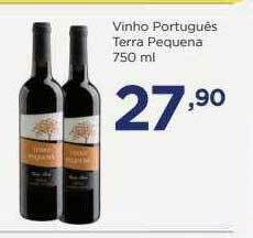 Apoio Mineiro Vinho Português Terra Pequena oferta