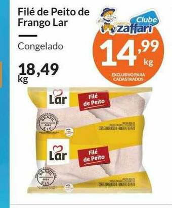 Zaffari Filé De Peito De Frango Lar oferta