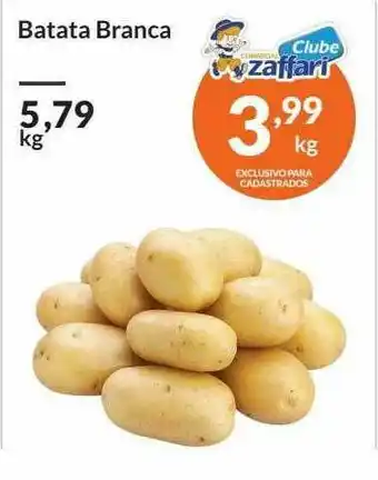 Zaffari Batata Branca oferta