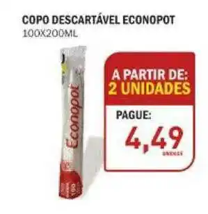 Decisão Atacarejo Copo Descartável Econopot oferta
