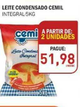 Decisão Atacarejo Leite Condensado Cemil oferta
