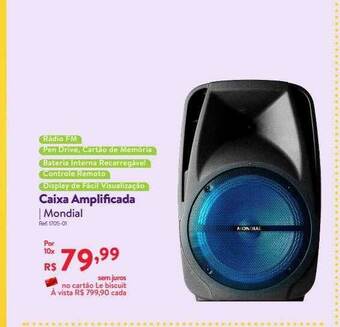 Le Biscuit Caixa Amplificada Mondial oferta