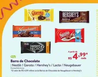 Le Biscuit Barra De Chocolate Nestlé Garoto Heshey's Lacta Neugebauer oferta