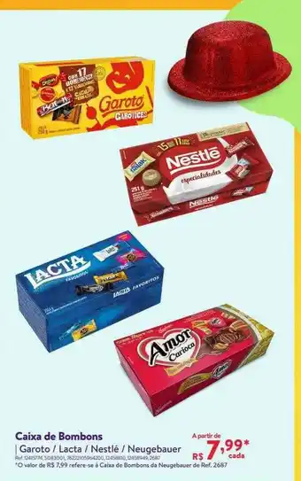 Le Biscuit Caixa De Bombons Garoto Lacta Nestlé Neugebauer oferta
