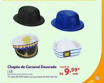 Le Biscuit Chapéu De Carnaval Decorado Le oferta