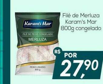 Semar Supermercado Filé De Merluza Karam's Mar Congelado oferta