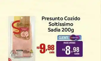Muffato Presunto Cozido Soltíssimo Sadia oferta