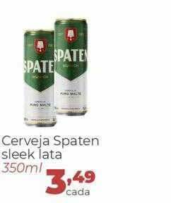 Super Nicolini Cerveja Spaten Sleek Lata oferta