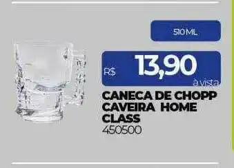 Caneca De Chopp Caveira Home Class