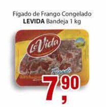 Supermercados Mundial Figado de frango congelado Levida Bandeja 1kg oferta