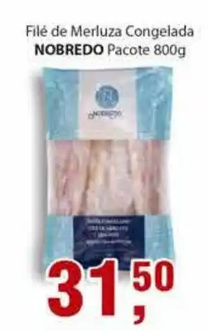 Supermercados Mundial File de Merluza congelada Nobredo pacote 800g oferta
