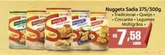 Supermercados Mundial Nuggets Sadia 275g/300g oferta