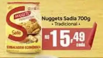Supermercados Mundial Nuggets Sadia 700g oferta