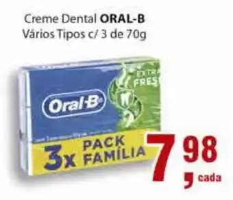 Supermercados Mundial Creme Dental Oral-B c/3 70g oferta