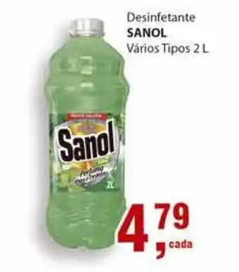 Supermercados Mundial Desinfetante Sanol 2L oferta