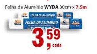 Supermercados Mundial Folha de Aluminio Wyda 30cmx7.5m oferta