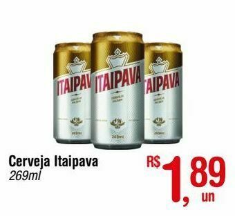 Fort Atacadista Cerveja itaipava 269ml oferta