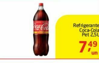 Tenda Atacado Coca cola pet 2,5 l oferta