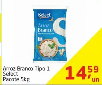 Tenda Atacado Arroz select 5 kg oferta