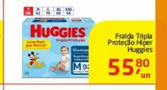 Tenda Atacado Fraldas huggies tripla proteçao oferta