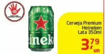Tenda Atacado Cerveja heineken lata 350 ml oferta