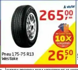 Tenda Atacado Pneus 175-75 r13 westlake oferta