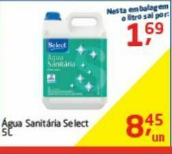 Tenda Atacado Água sanitária select 5L oferta
