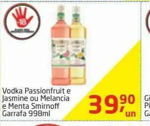 Tenda Atacado Vodka smirnoff oferta