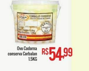 Mart Minas Ovo codorna conserva corbalan 1.5kg oferta