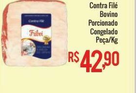 Mart Minas Contra filé bovino porcionado congelado peça/kg oferta