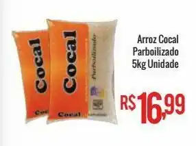 Arroz cocal parboilizado 5kg unidade