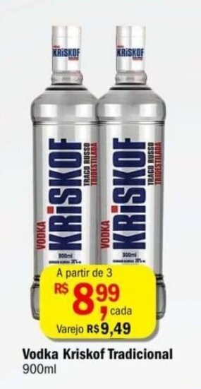 Vodka Kriskof Tradicional 900ml