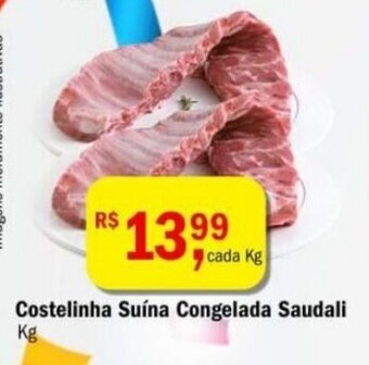 Ultrabox Costelinha Suina Congelada Saudali 1kg oferta