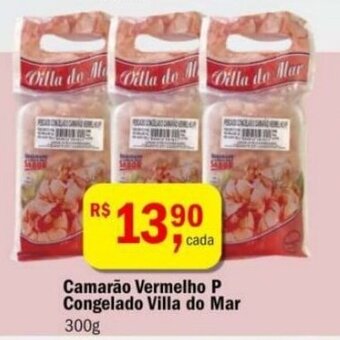 Ultrabox Camarao Vermelho P Congelado Villa do Mar 300g oferta