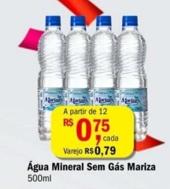 Ultrabox Agua Mineral sem Gas Mariza 500ml oferta
