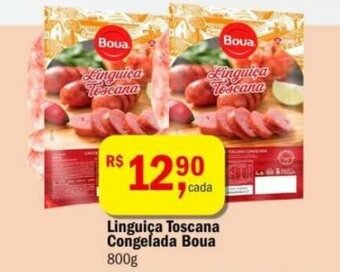Linguica Toscana Congelada Boua 800g