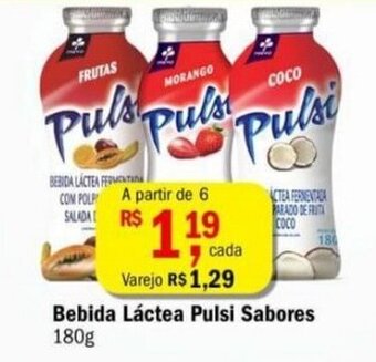 Ultrabox Bebida Lactea Pulsi Sabores 180g oferta