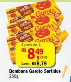 Ultrabox Bombons Garoto Sortidos 250g oferta