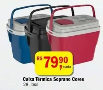 Ultrabox Caixa Termica Soprano Cores 28L oferta