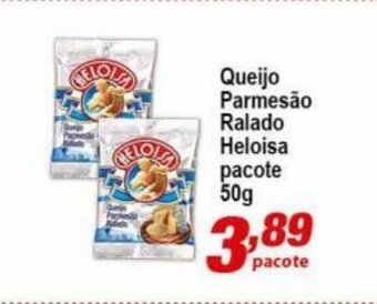 Ricoy Supermercados Queijo Parmesao Ralado Heloisa pacote 50g oferta
