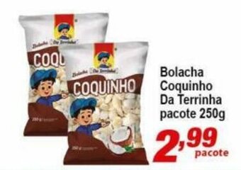 Bolacha Coquinho Da Terrinha pacote 250g