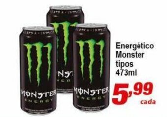 Ricoy Supermercados Energetico Monster tipos 473ml oferta