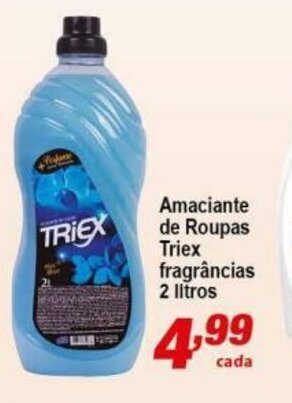 Ricoy Supermercados Amaciante de Roupas Triex frag. 2L oferta