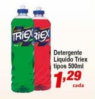 Ricoy Supermercados Detergente Liquido Triex tipos 500ml oferta