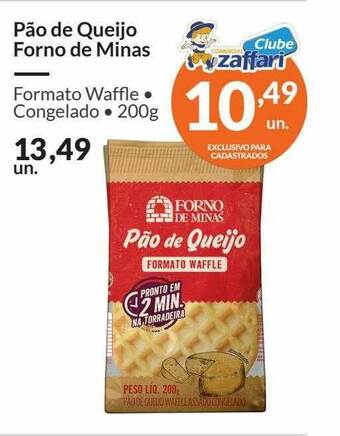Zaffari Pão De Queijo Forno De Minas oferta