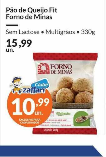 Zaffari Pão De Queijo Fit Forno De Minas oferta