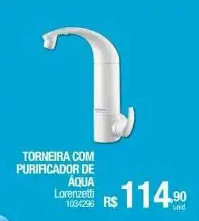 Milium Torneira Com Purificador De Aqua Lorenzetti oferta